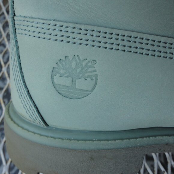 TIMBERLAND Men's 6" Premium Waterproof Light Blue Boots "A1OGW" Size 11.5 - Picture 7 of 9